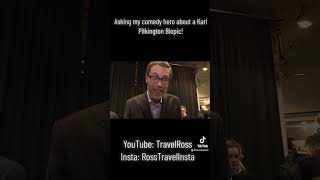 Asking Stephen Merchant about a Karl Pilkington biopic