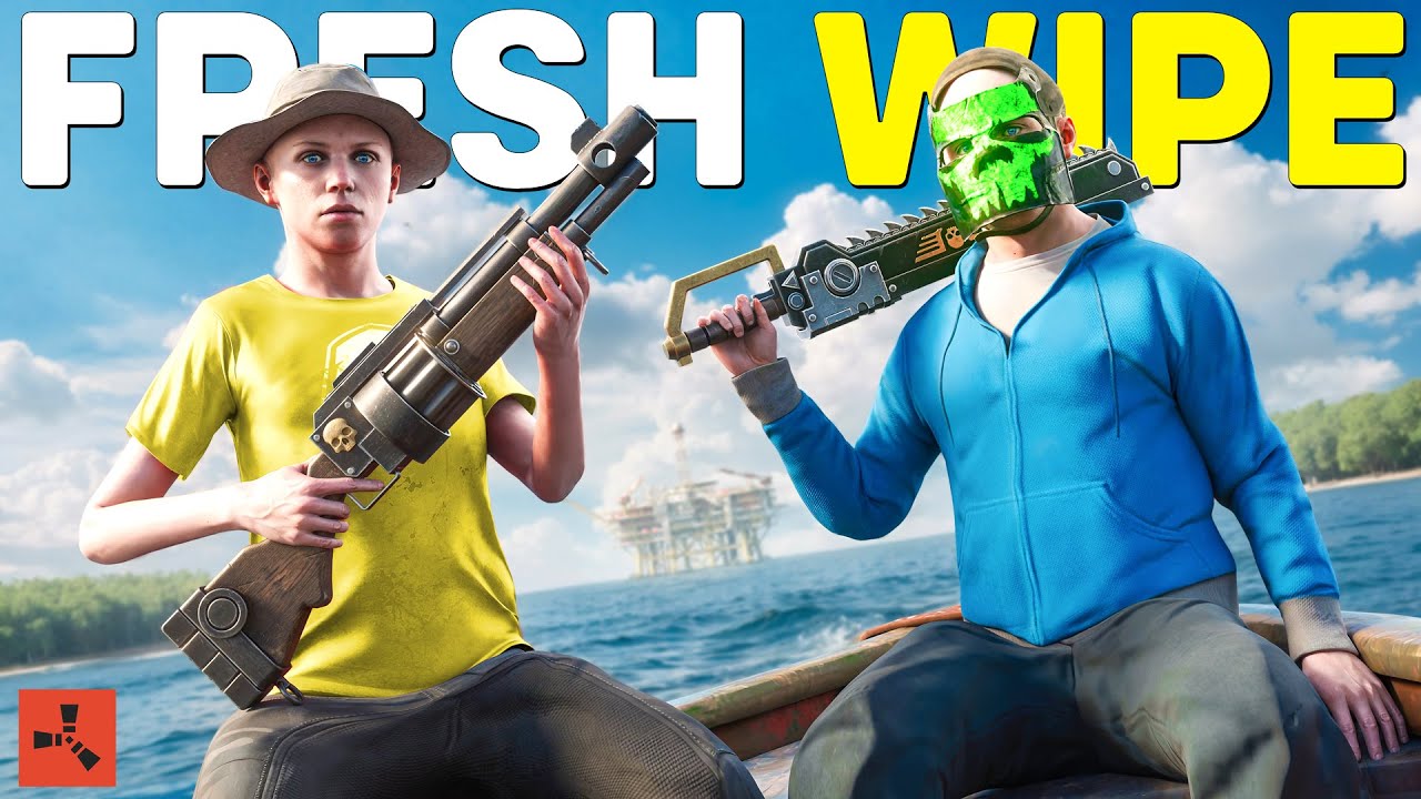 Two Rust Players Rust - 2 SOLO PLAYERS VS FRESH WIPE - YouTube