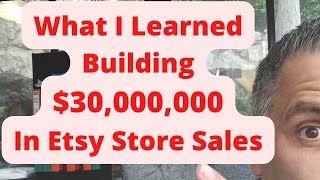 What I Learned Building $30,000,000 In Etsy Store Sales