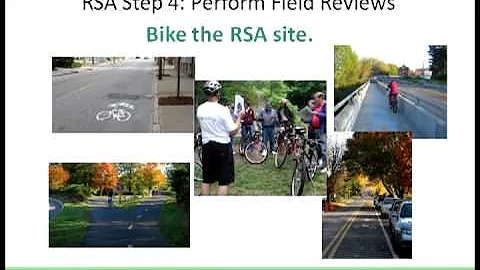 Bicycle RSA: How to Conduct Road Safety Audits and How to Use Them to Promote Bicyclist Safety