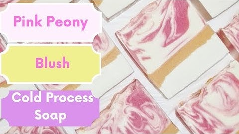 Pink Peony Blush 🌺🌸🌷Cold Processed Soap Making | Kandy Krafts Soapery