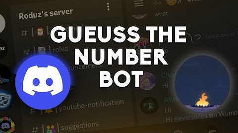 How to setup Guess the number bot Discord very easily on your discord server | Game & Fun | #roduz