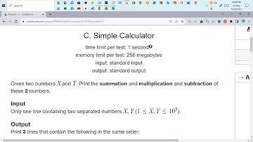 **How to Make a Simple Calculator Using C++ | Codeforces Sheet 1 Problem A Solution**