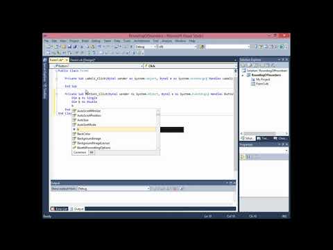 Rounding Off Numbers in vb net
