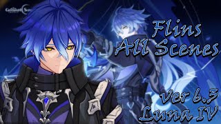 Genshin Impact 6.3 Luna IV - All Flins Scenes (JP audio)