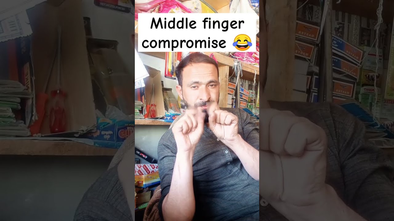 Middle Finger Compromise Funny Video Comedy Funnyvideo Magic Fun Shorts