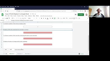 Find and replace in a Google Sheet tutorial