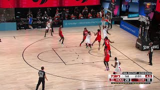 Terence davis lays it in off the feed from kyle lowry
