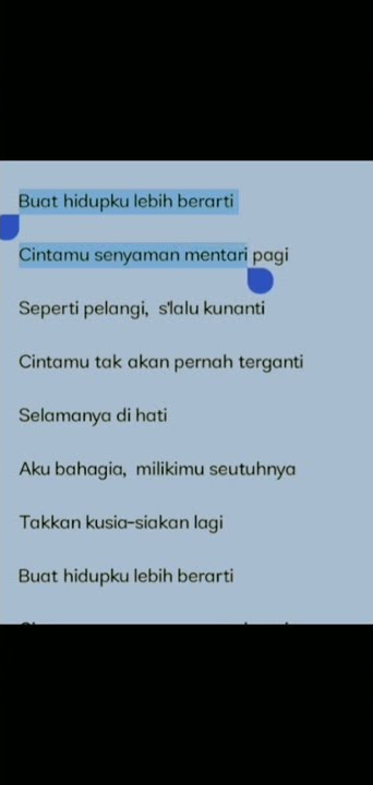 'Cintamu senyaman mentari pagi' #fyp #lirik #laguviral