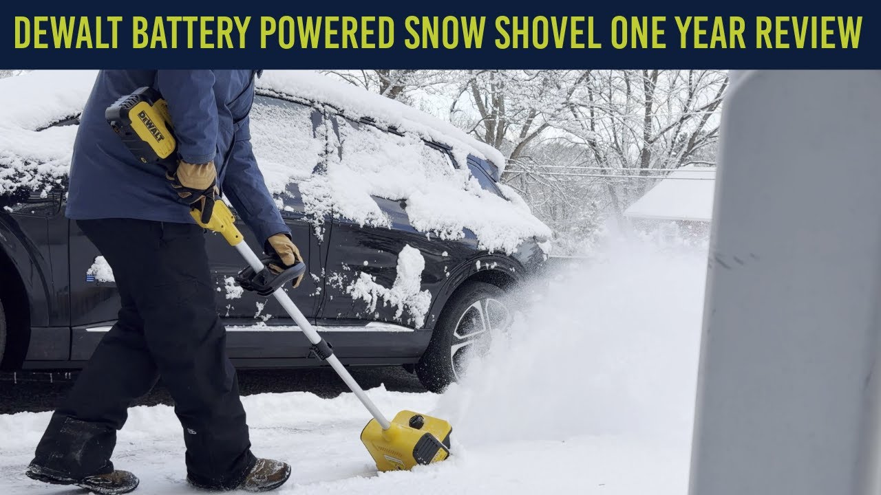 DeWalt 20v 10in Electric Snow Shovel One Year Review