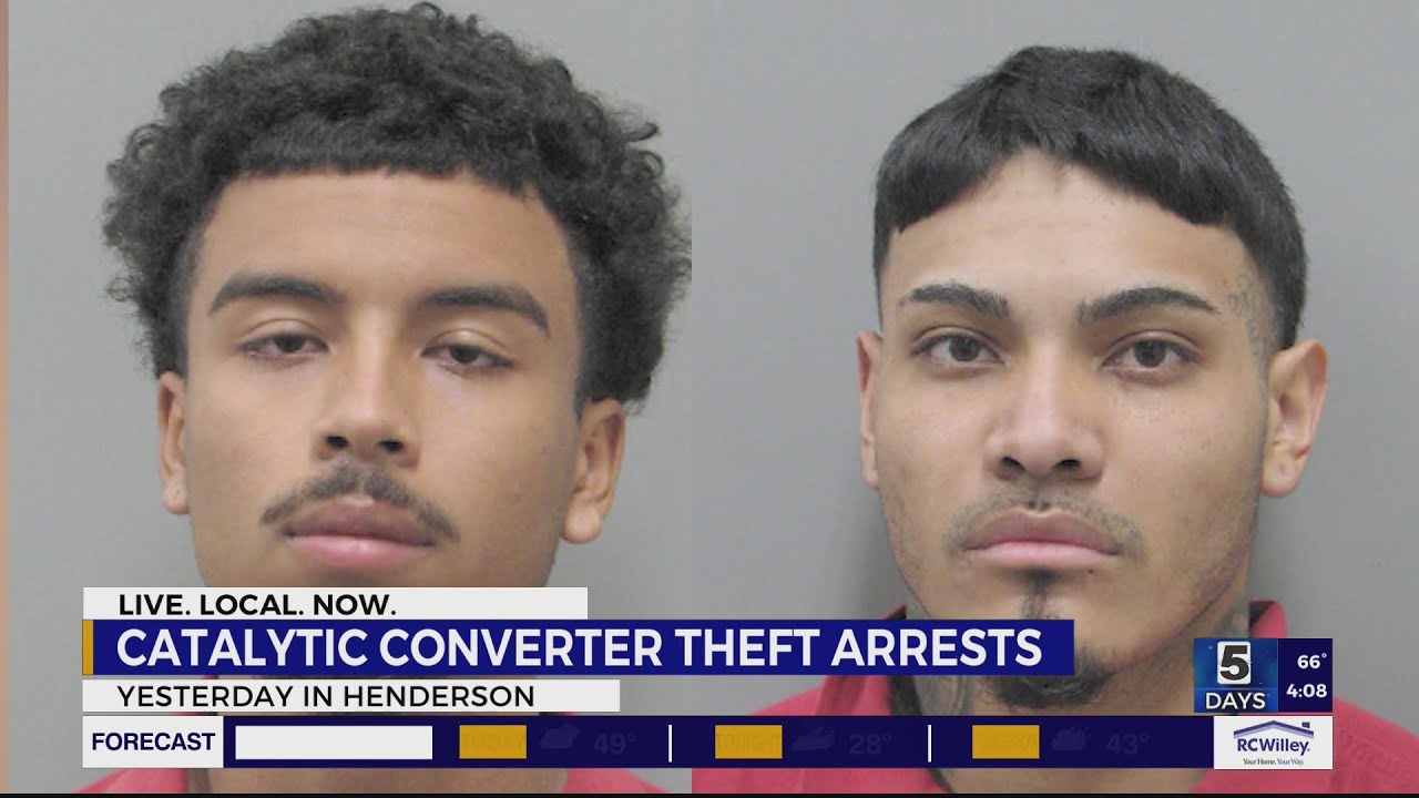 2 men, teenager arrested for catalytic converter thefts: Henderson ...