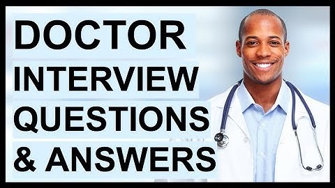 DOCTOR Interview Questions And Answers (How to PASS a Junior Doctor Interview!)