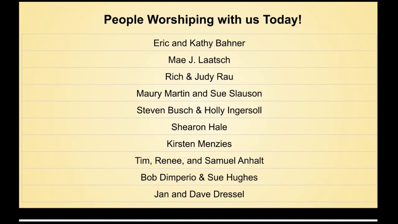 Trinity Lutheran Lake Mills Live Stream YouTube