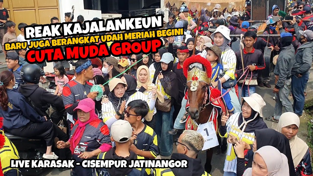 BARU JUGA BERANGKAT SUDAH MERIAH BEGINI ‼️ CUTA MUDA GROUP LIVE KARASAK CISEMPUR JATINANGOR