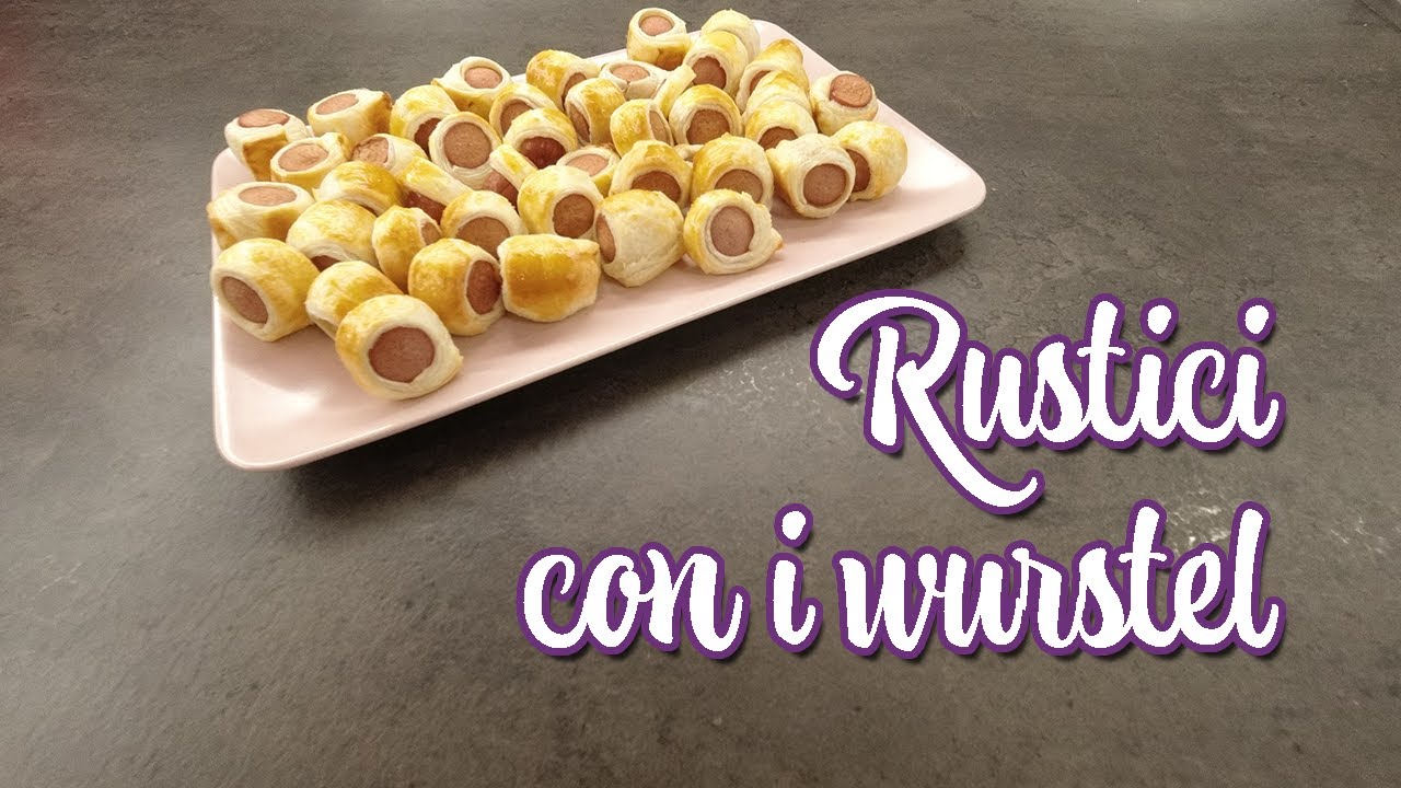 Rustici ai wurstel con pasta sfoglia