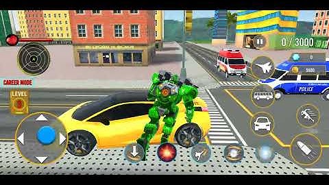 Army Bus Robot Car Game :android gameplay