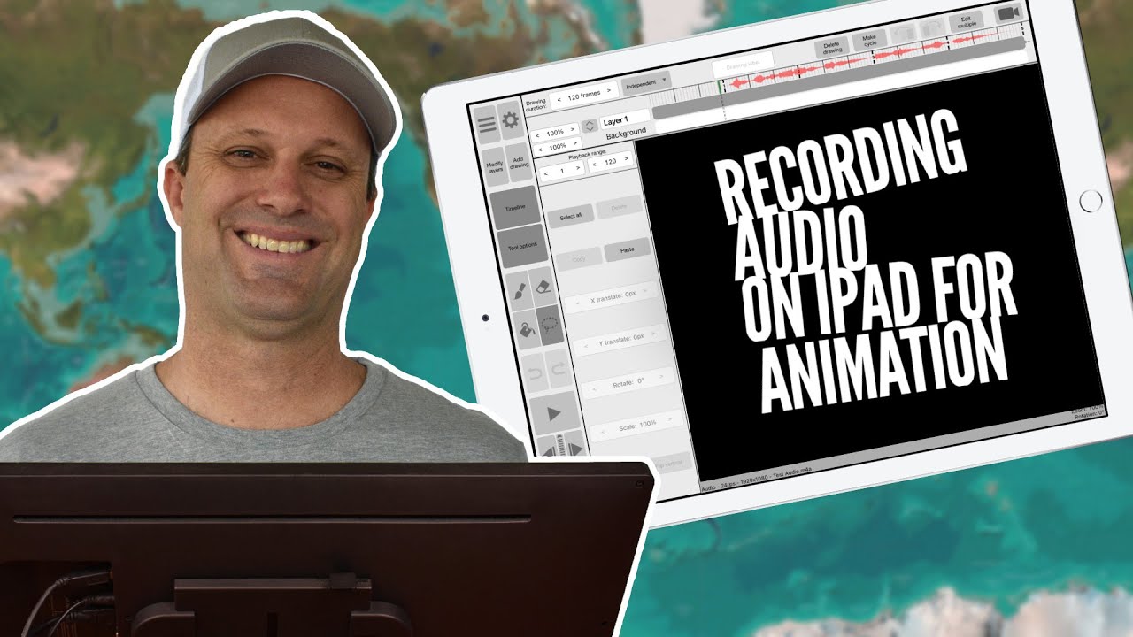 How to Record Audio on iPad for Use in Rough Animator - YouTube