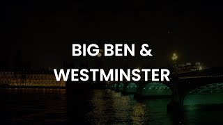 Big Ben and Westminster London Stock Footage - 50 Frames Per Second - 4K