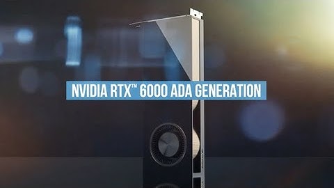 NVIDIA RTX 6000 ADA Lovelace available at PNY