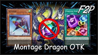 Trolling in the KC Cup with No Gem Montage Dragon OTK Deck [Yu-Gi-Oh Duel Links]