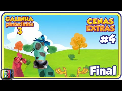 Galinha Pintadinha DVD 3 | Cenas Extras: Final - Galinhas E A Vaca Louca