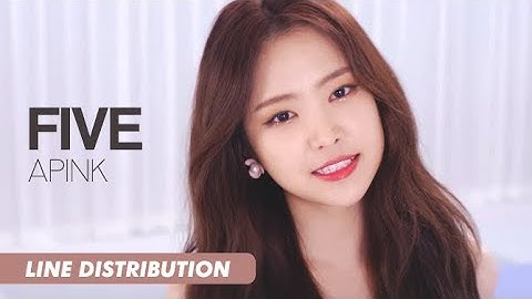 Apink (에이핑크) - FIVE | Line Distribution