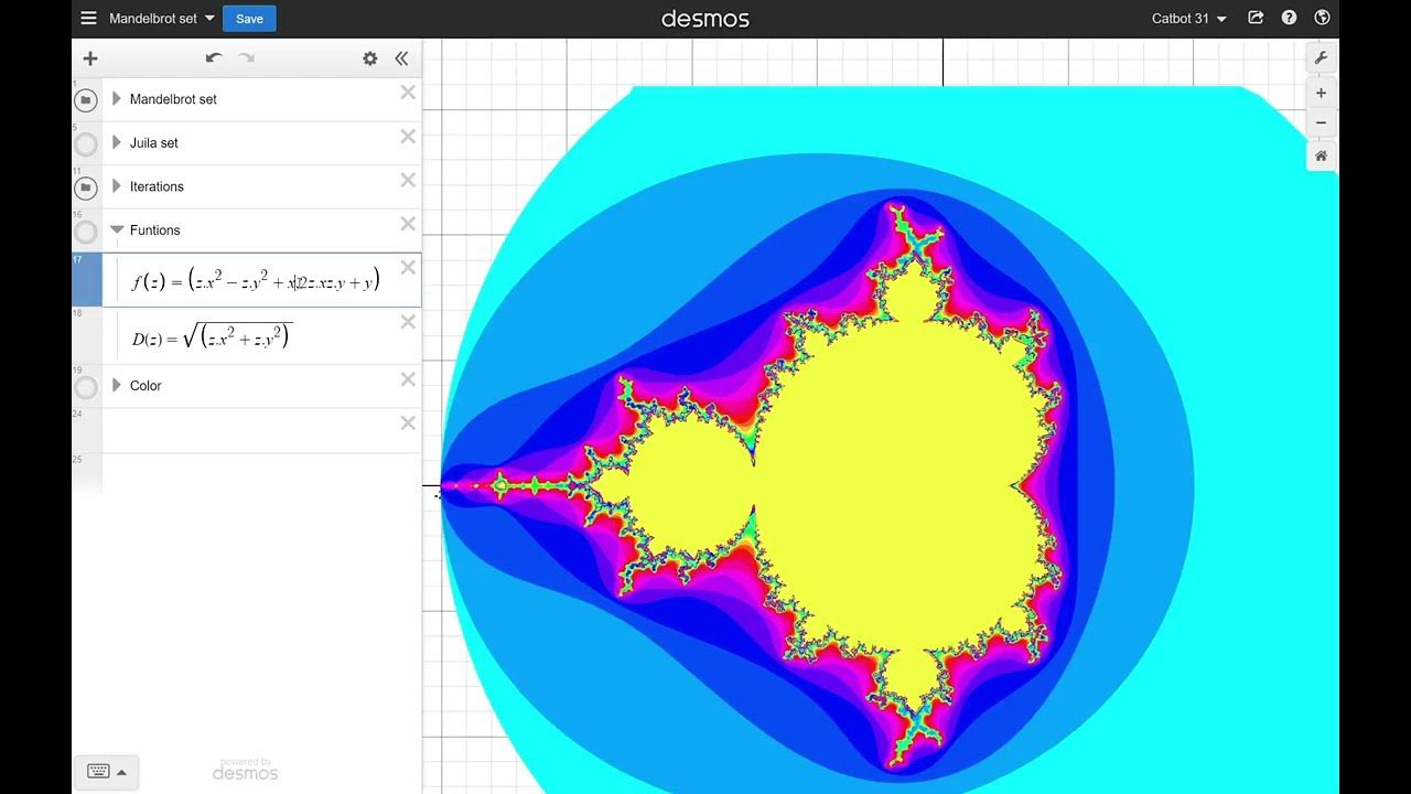 The mandelbrot set in desmos youtube