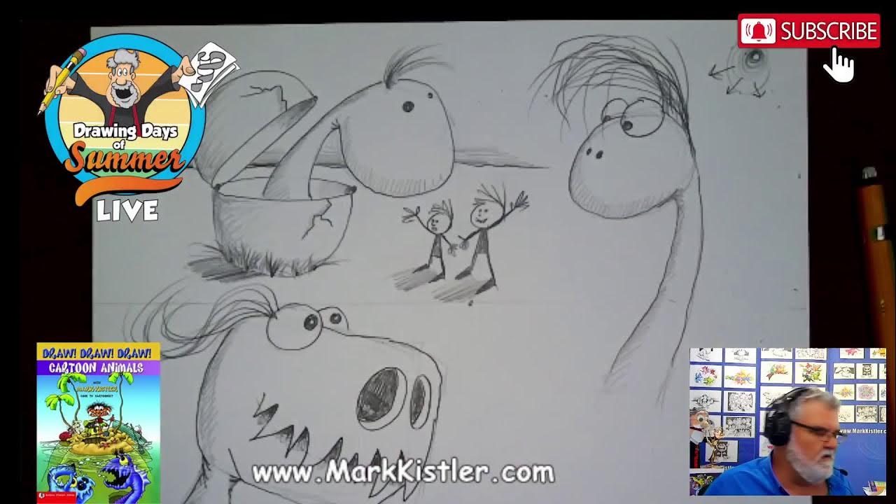 Cartoon Animals (Draw! Draw! Draw! #4) by Mark Kistler