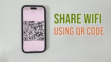 How to share WiFi password from iPhone to Android using QR Code
