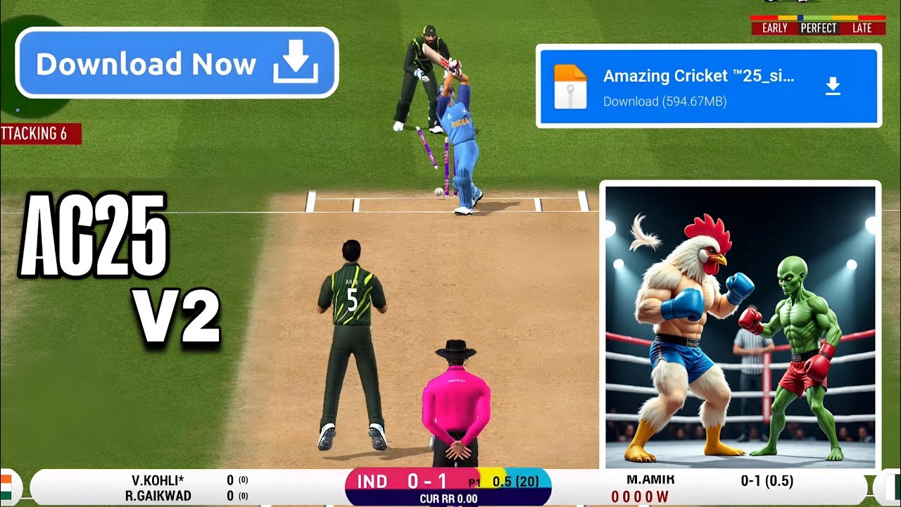 AMAZING CRICKET 25 ❌ FROG🐸 CRICKET 25 ☑️ | DOWNLOAD AND APPLYING PROCESS