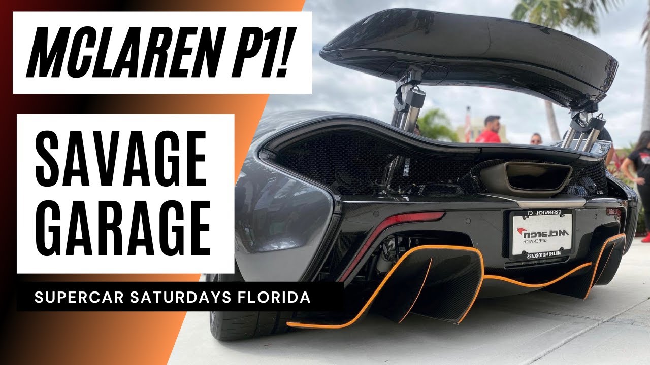 McLaren P1 UNVEILED for Savage Garage! Supercar Saturdays Florida & Aventura Mall+Random Sian….