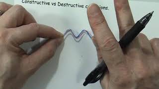 Travelling waves Part 6  Constructive and Destructive Interference