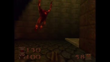 Quake Playthrough (Actual N64 Capture) - The Vaults of Zin