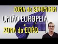 UNIÃO EUROPEIA, ZONA de SCHENGEN &amp; ZONA do EURO | GEOPOLÍTICA