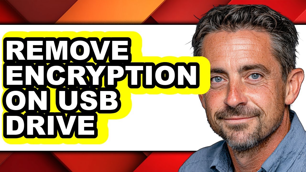 How to Remove Encryption on Usb Drive (full Guide) - YouTube