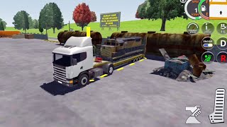 Silk Road Truck Simulator : Offroad Cargo Truck เกมมือถือ เกมจำลองรถบรรทุก แต่งรถบรรทุกได้ screenshot 1