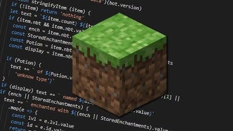 Minecraft python bot. Function 1