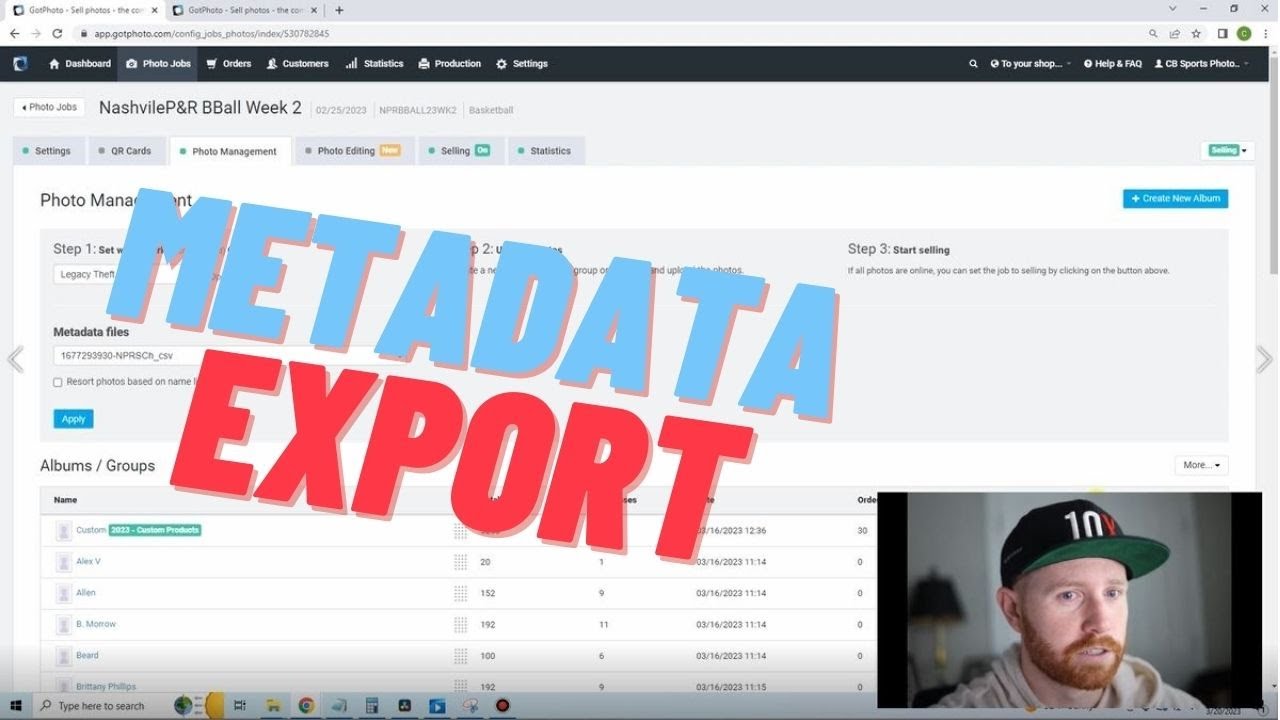 Metadata Export - YouTube