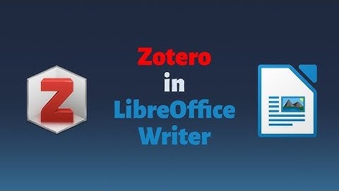 Problemen met de Zotero- en LibreOffice Writer-plug-in