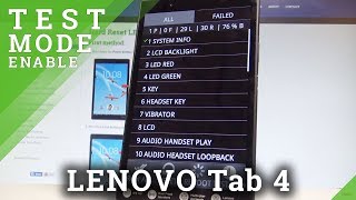 How To Open Test Mode In Lenovo Tab 4 - Lenovo Hardware Test Menu Hardreset.info