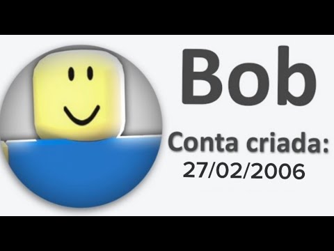 ESSA É A PRIMEIRA CONTA DO ROBLOX!!!