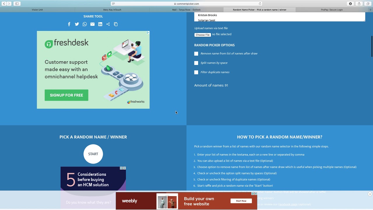 Pink Pop Up Raffle-July 2020 - YouTube