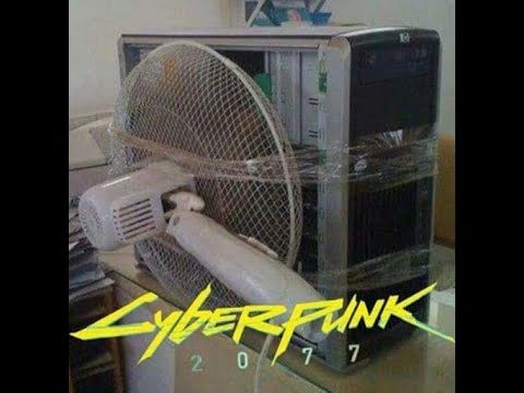 【自製迷因】當我的電腦運行電馭叛客2077 When my computer is running Cyberpunk 2077 Meme