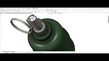 Intro video for building a hand grenade in SolidWork 2020.