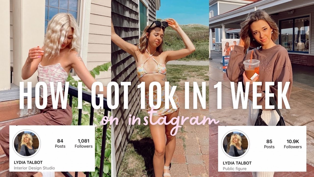 HOW TO GET FOLLOWERS ON INSTAGRAM FAST 2023 how i got 10k instagram ...