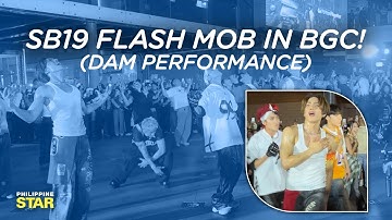 SB19 surprises fans with a flash mob in BGC (DAM performance)