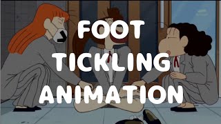 👣足の裏くすぐりアニメ👣 ふかづめ竜子/クレヨンしんちゃん　tickling anime RYUKO/Crayon Shin-chan  (FF/F feet) screenshot 3