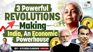 How India is becoming Economic Superpower? | Important Revolutions in India  | UPSC CSE GS 3 economy