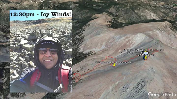 Hike to highpoint in New Mexico, Wheeler Peak (131...