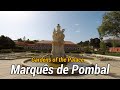 Marquês de Pombal Palace Gardens - Walking Tour - Portugal 4K ASMR